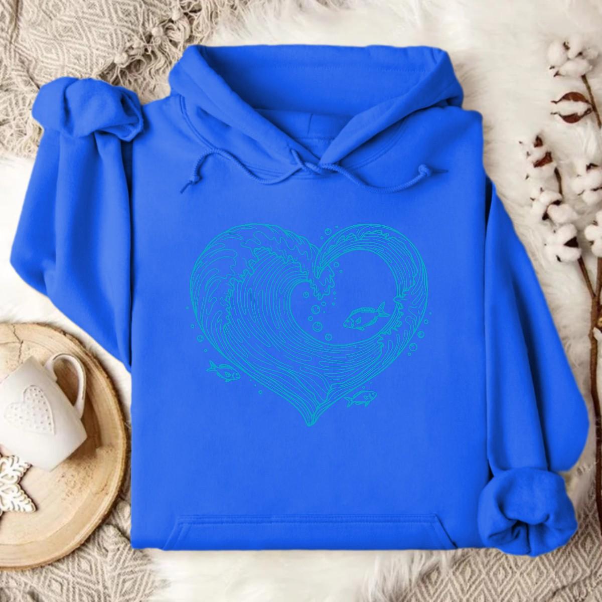 Stylish Blue Hoodie
