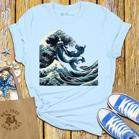 Stylish Light Blue T Shirt