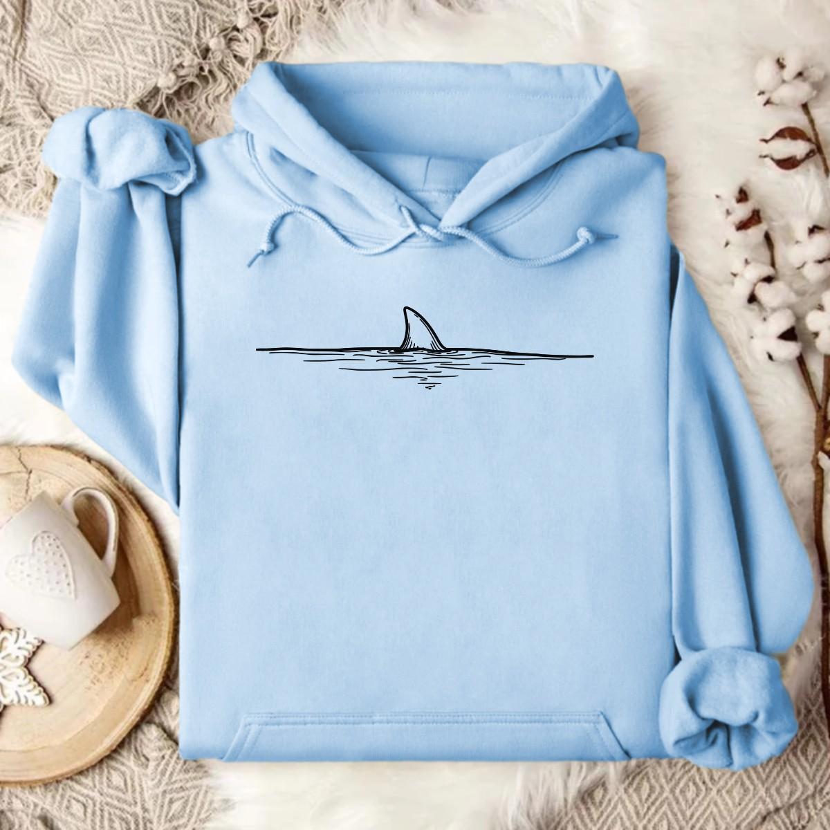 Stylish Light Blue Hoodie