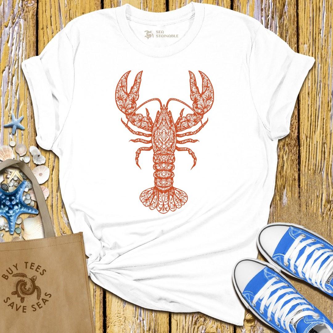 T-Shirt White / S Lobster Elegance T Shirt