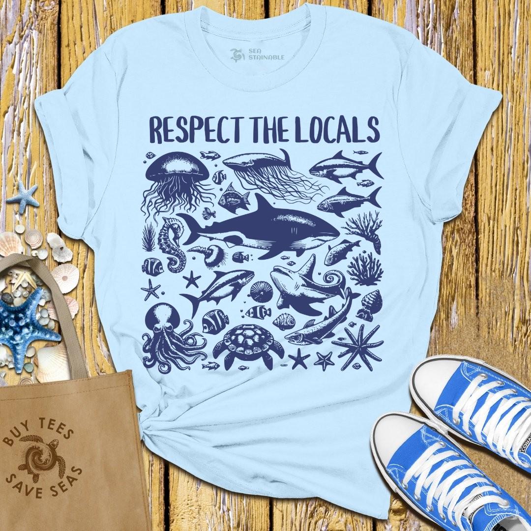 T-Shirt Light Blue / S Marine Reverence T Shirt