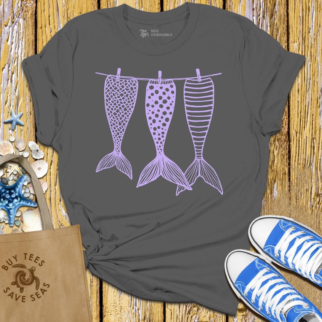 T-Shirt Charcoal / S Mermaid Banners T Shirt