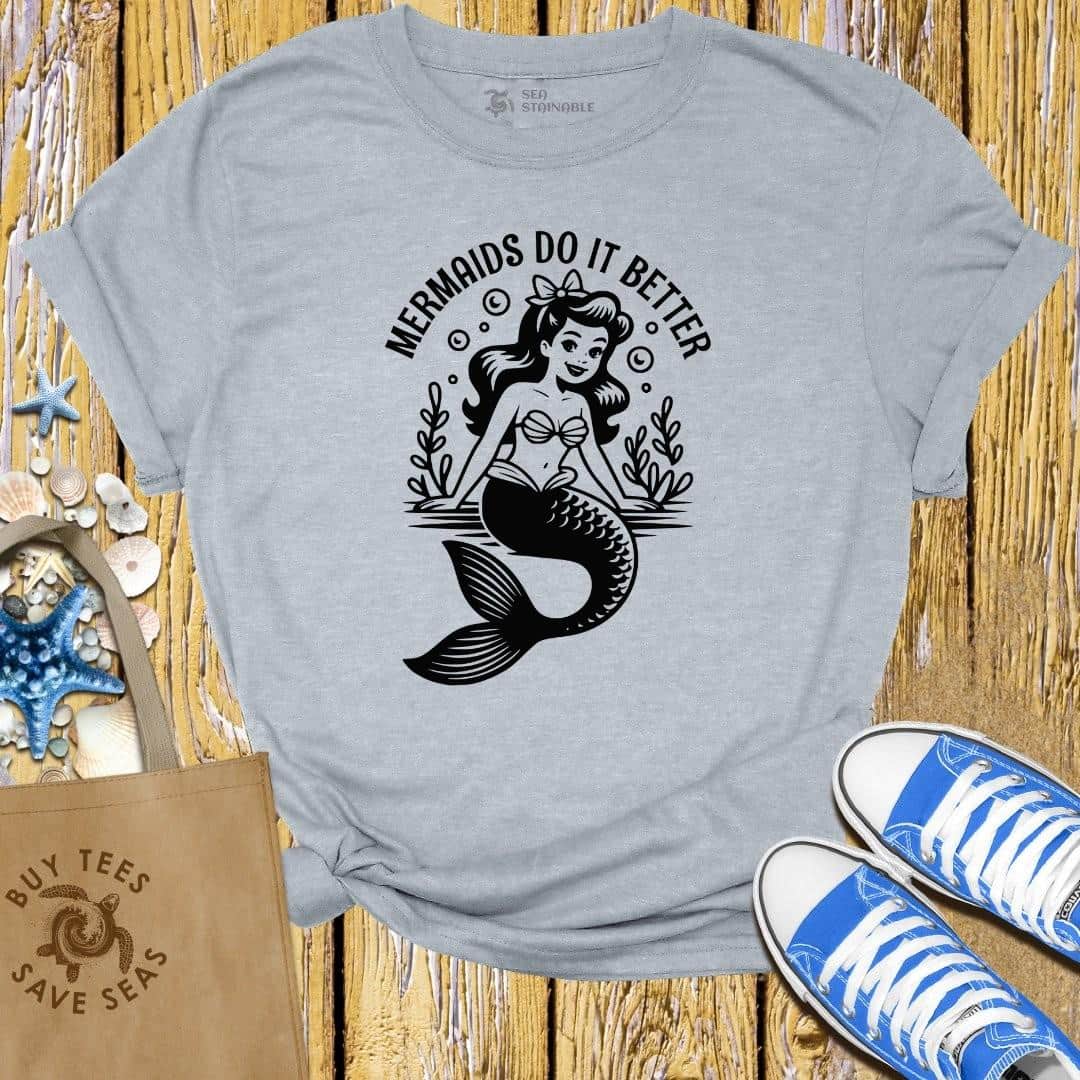 T-Shirt Sports Grey / S Mermaid Confidence T Shirt
