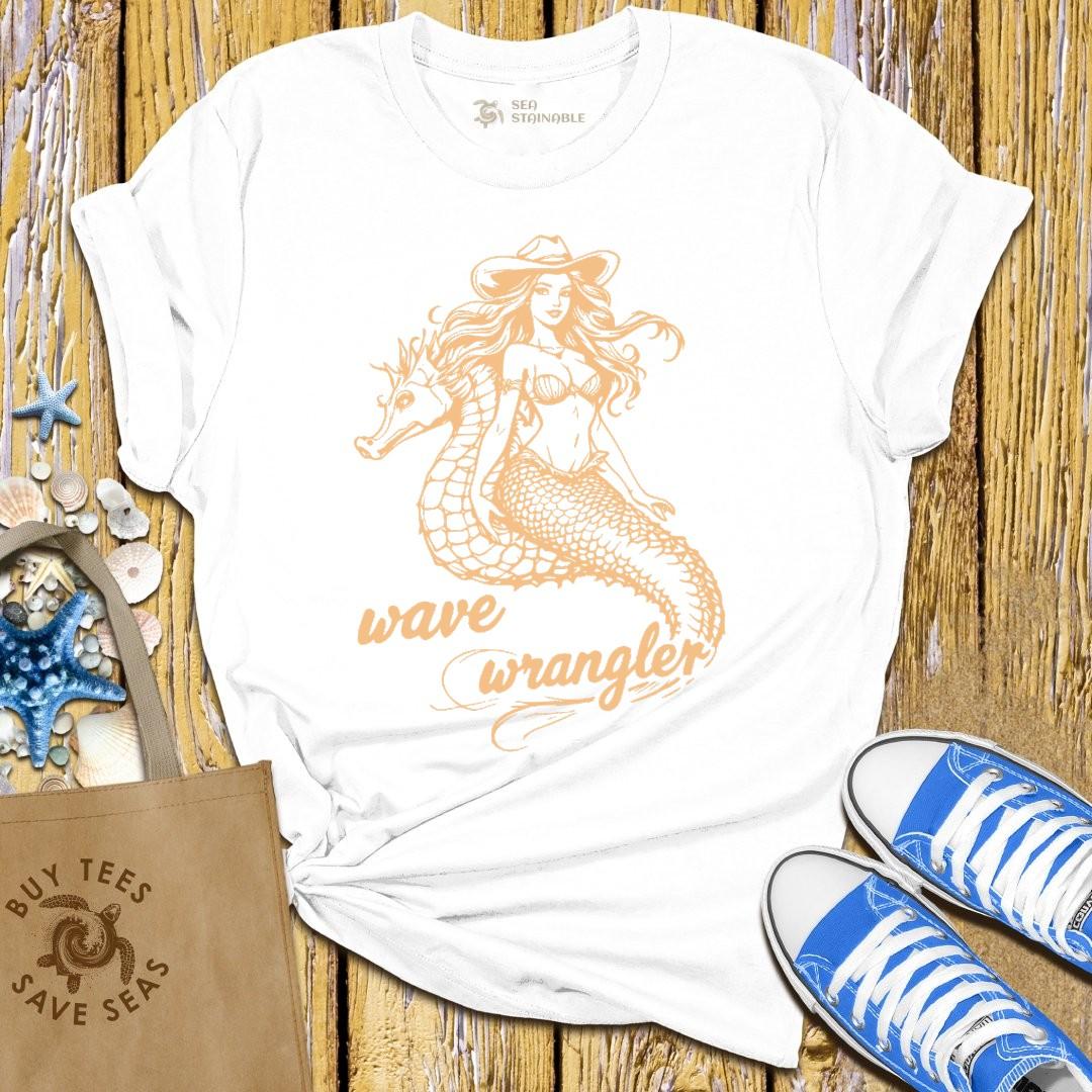 T-Shirt White / S Mermaid Wrangler T Shirt