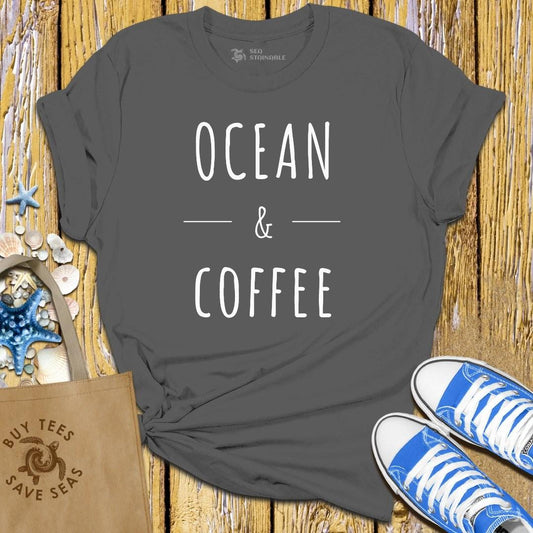 T-Shirt Charcoal / S Ocean & Coffee T Shirt