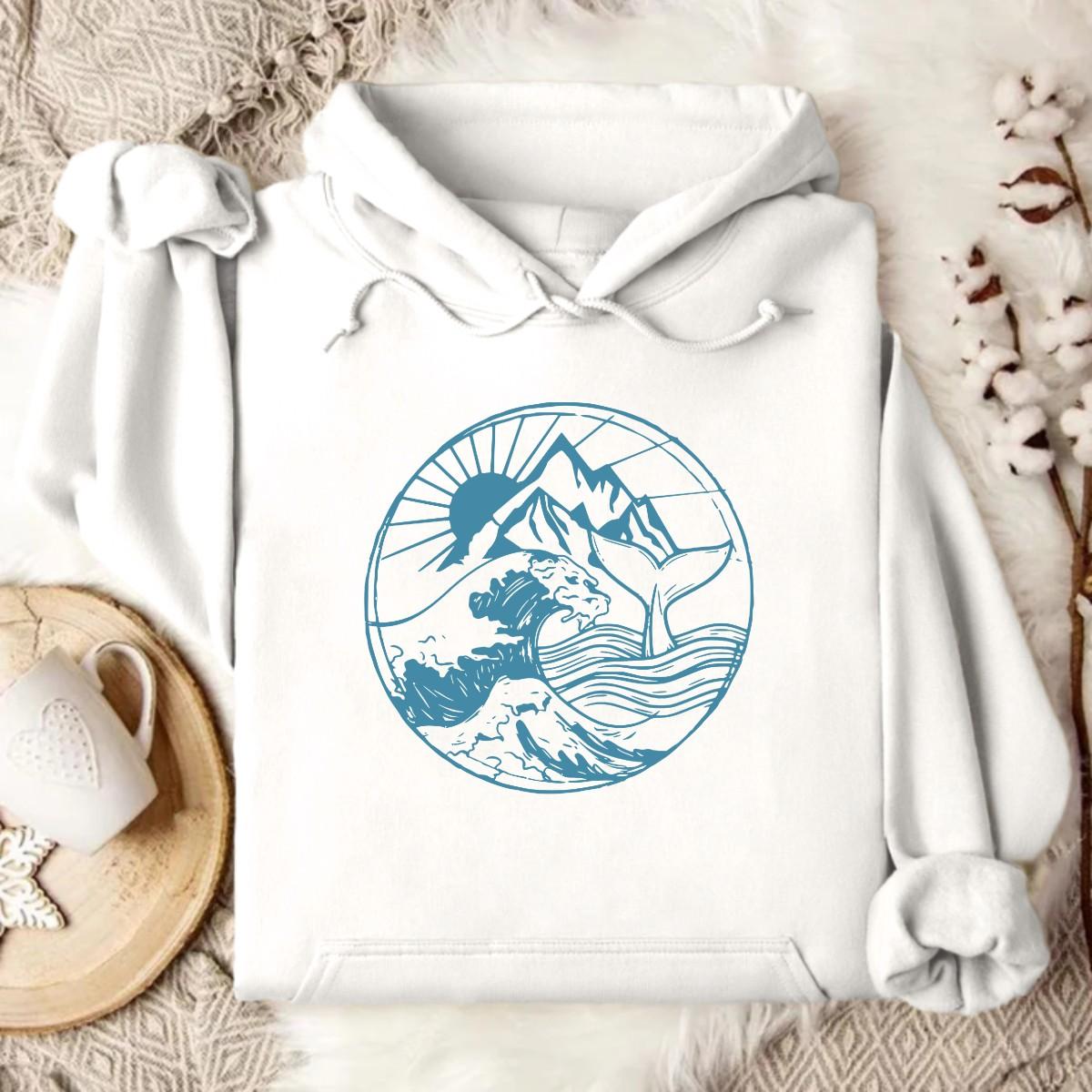 Hoodie White / S Ocean Summit Hoodie