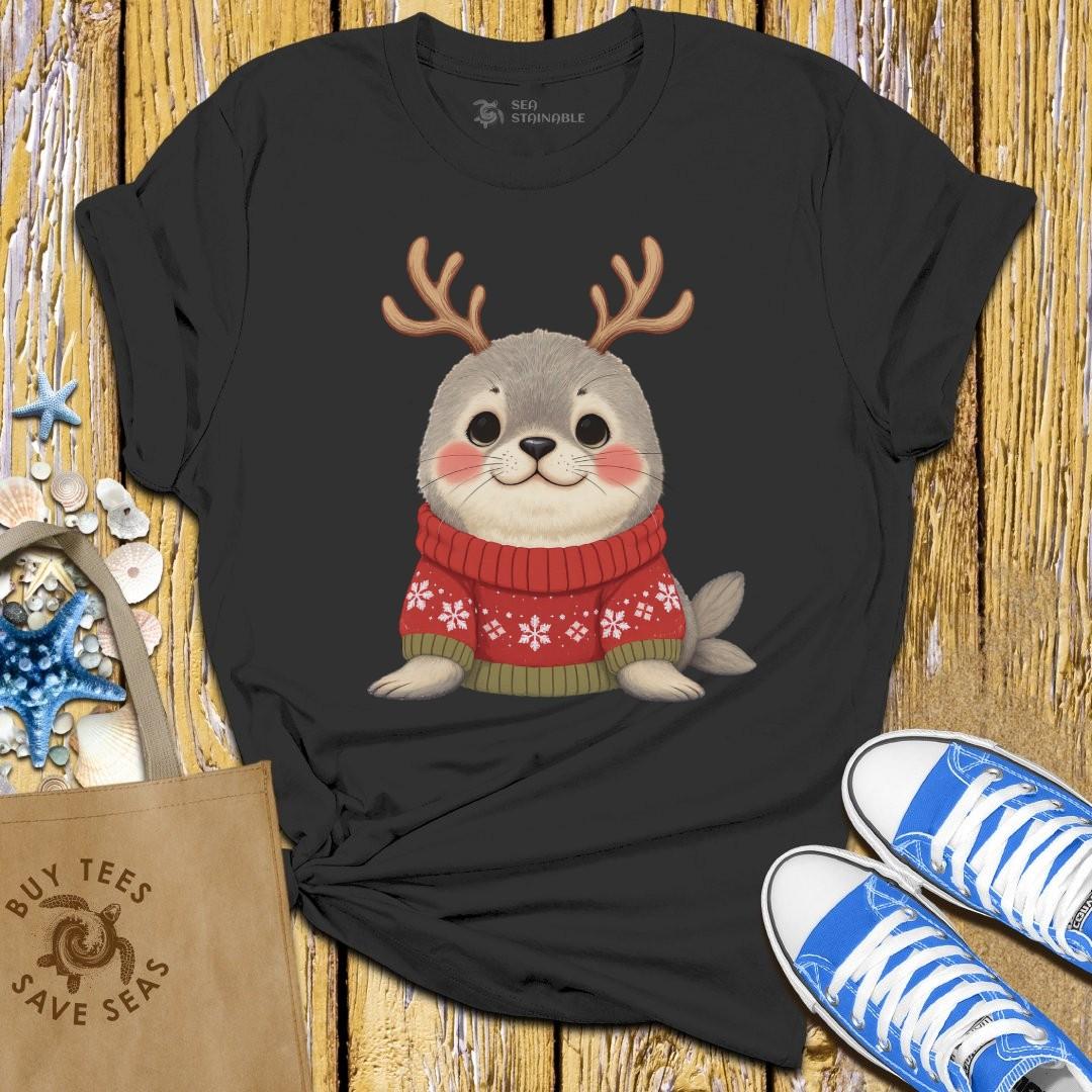 T-Shirt Black / S Reindeer Seal T Shirt