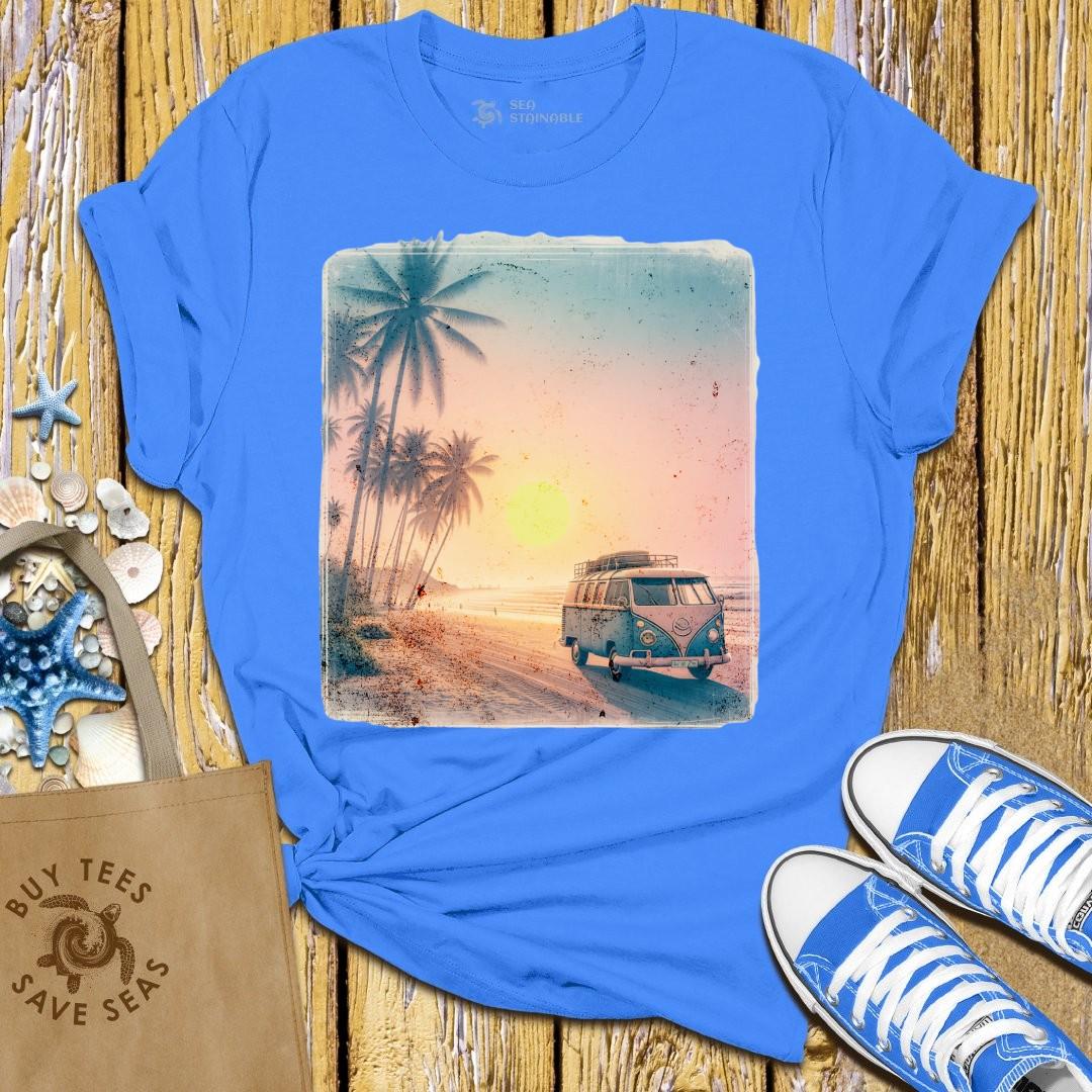 T-Shirt Blue / S Retro Beach Trip T Shirt