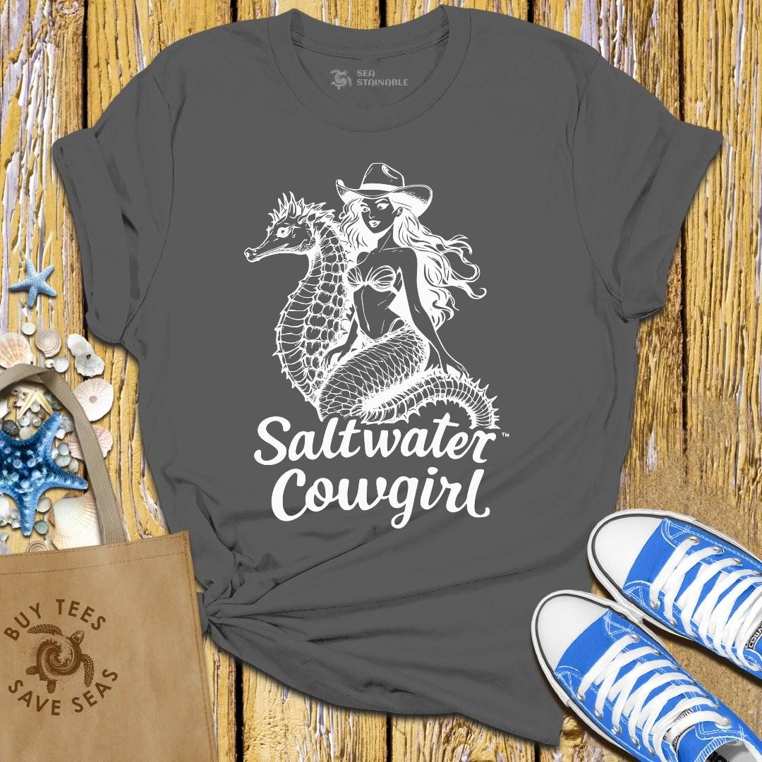T-Shirt Charcoal / S Saltwater Cowgirl T Shirt