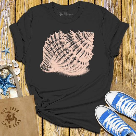 T-Shirt Black / S Seashell Elegance T Shirt