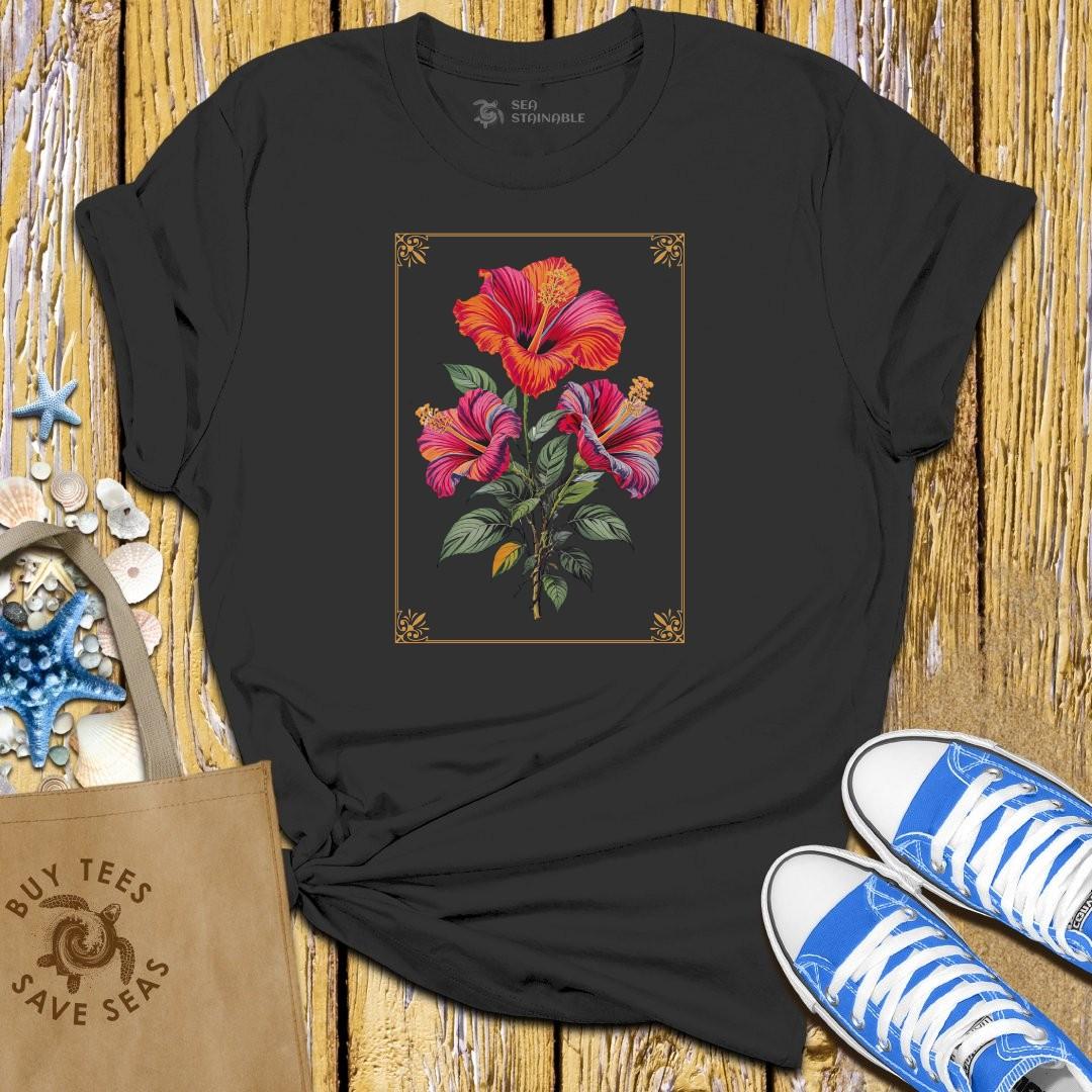 T-Shirt Black / S Tropical Blossom T Shirt