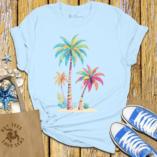 T-Shirt Light Blue / S Tropical Palette T Shirt