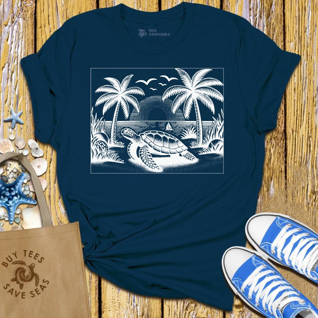 T-Shirt Navy / S Turtle Beach T Shirt