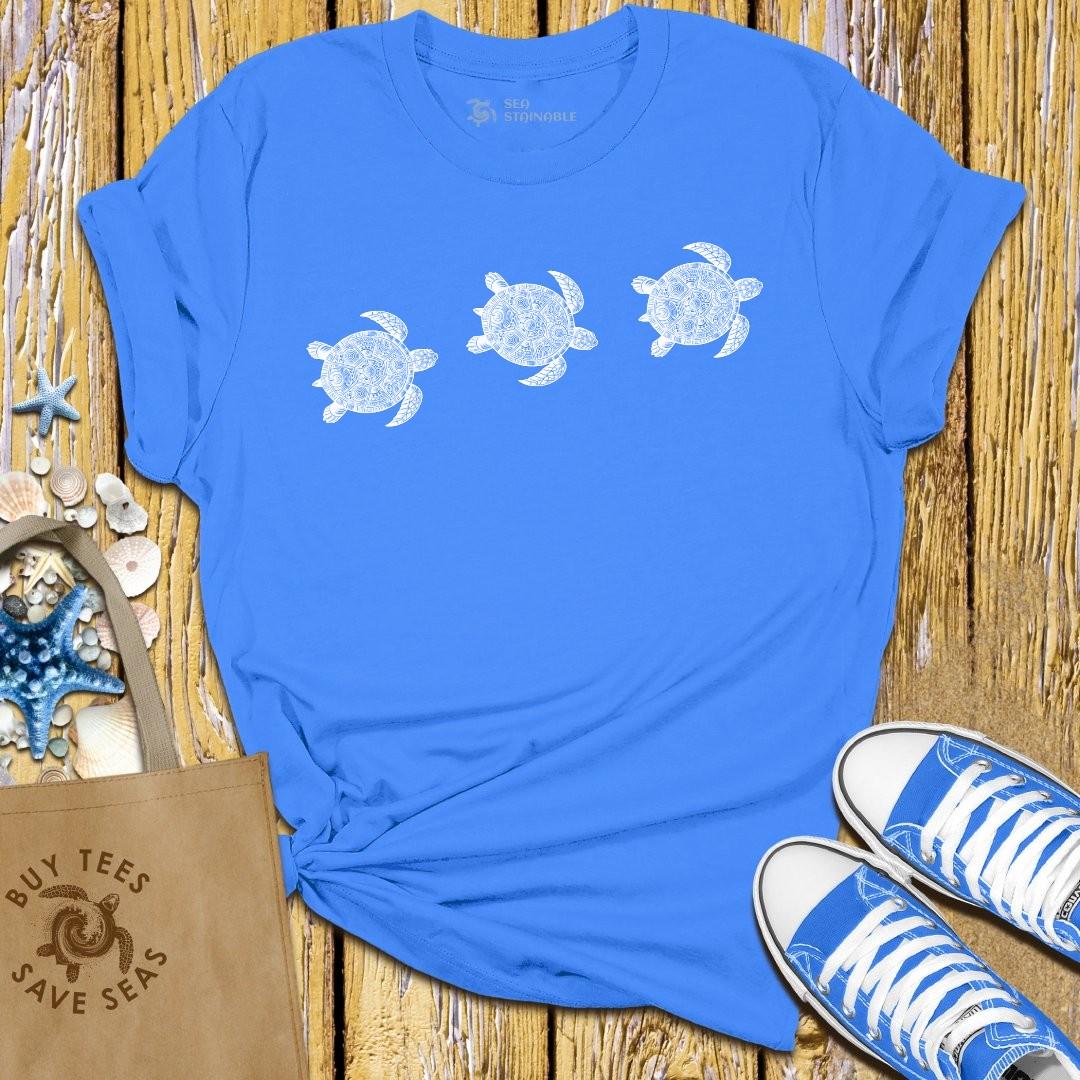 T-Shirt Blue / S Turtle Journey T Shirt