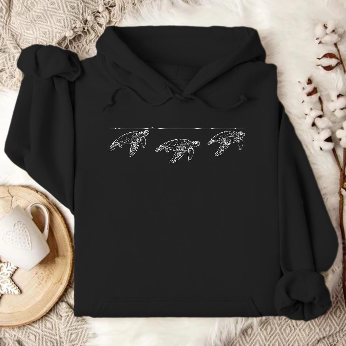 Hoodie Black / S Turtle Migration Hoodie