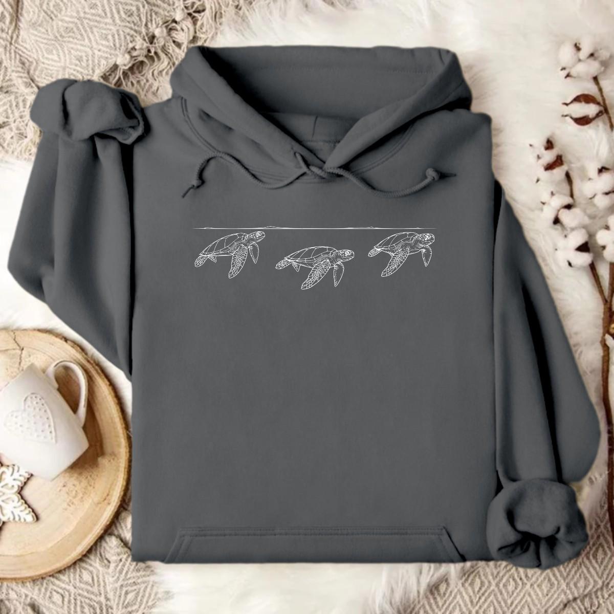 Hoodie Charcoal / S Turtle Migration Hoodie