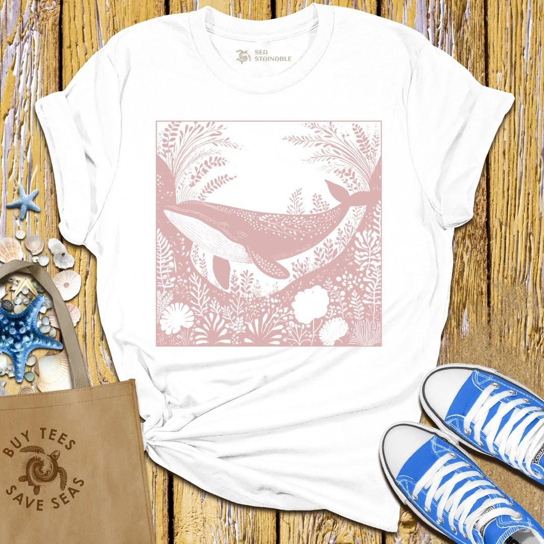 T-Shirt White / S Whale Bloom T Shirt