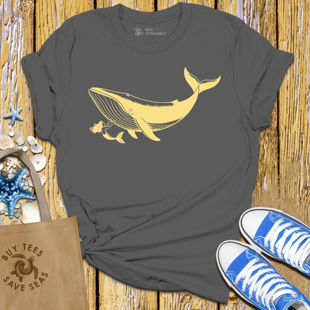 T-Shirt Charcoal / S Whale Embrace T Shirt