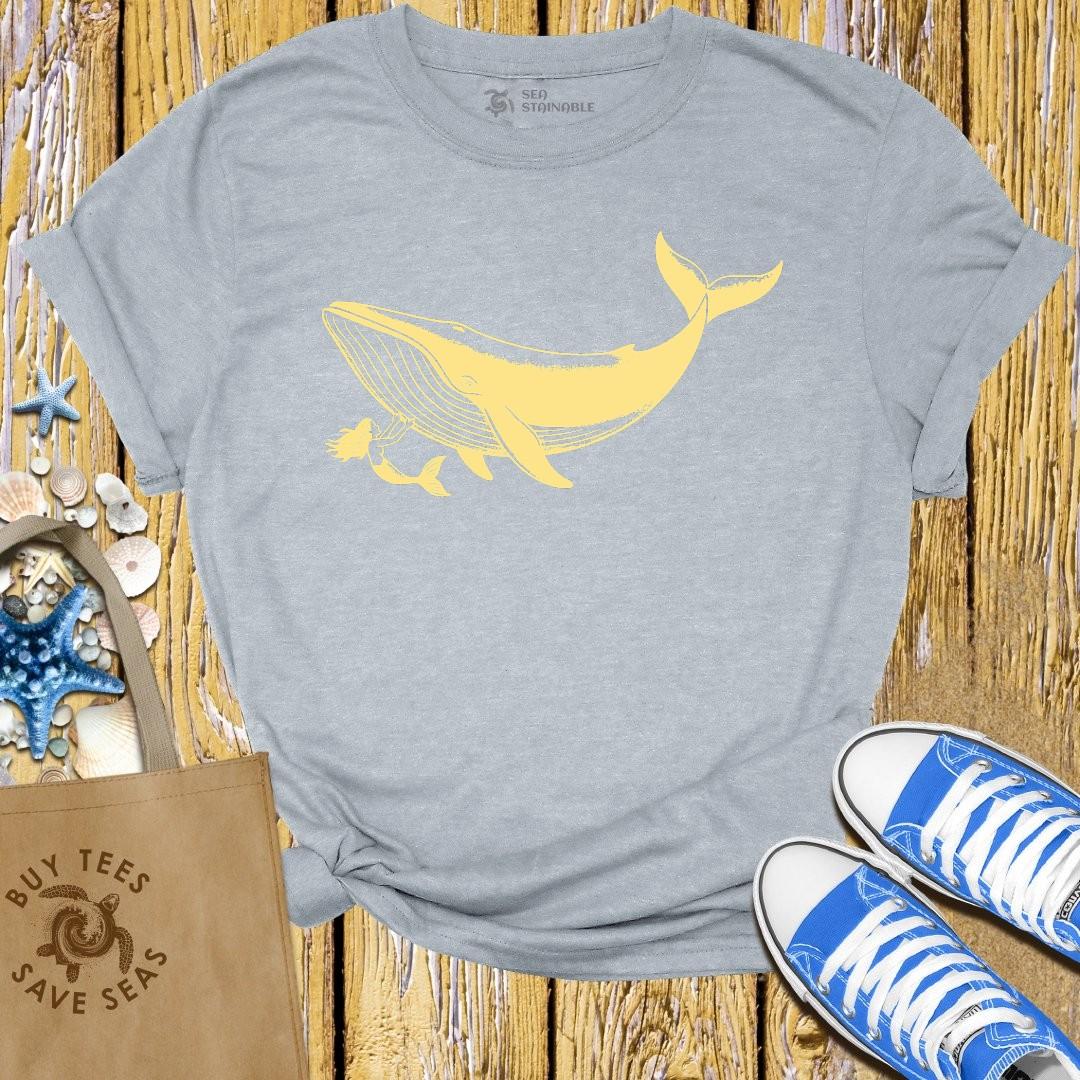 T-Shirt Sports Grey / S Whale Embrace T Shirt