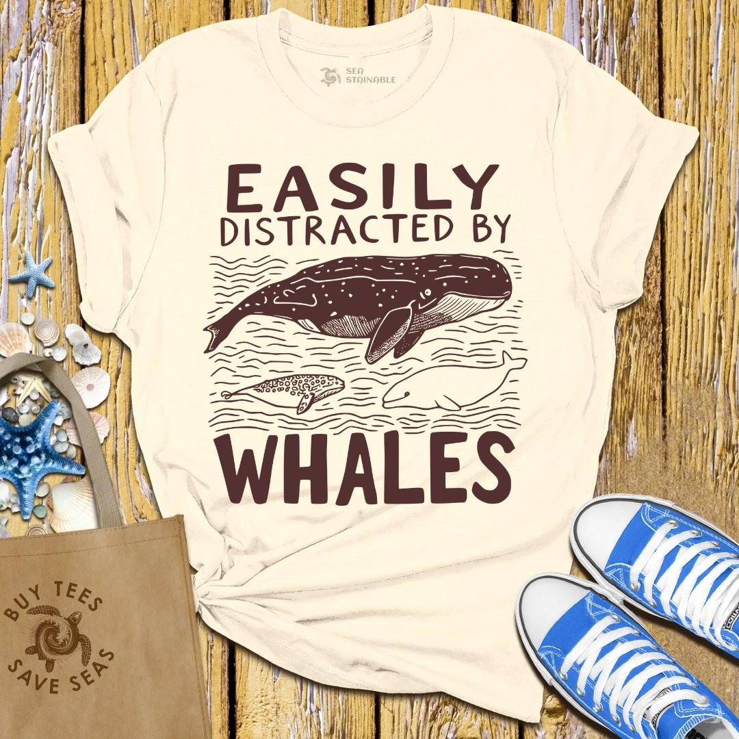 T-Shirt Sand / S Whale Focus T Shirt