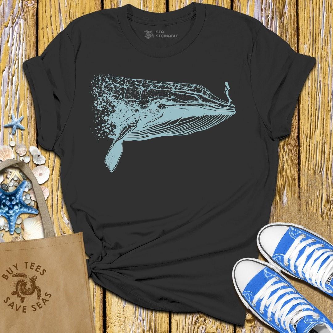 T-Shirt Black / S Whale Serenity T Shirt