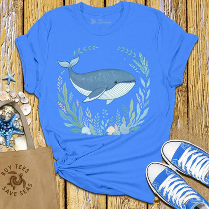 T-Shirt Light Blue / S Whale Wonder T Shirt