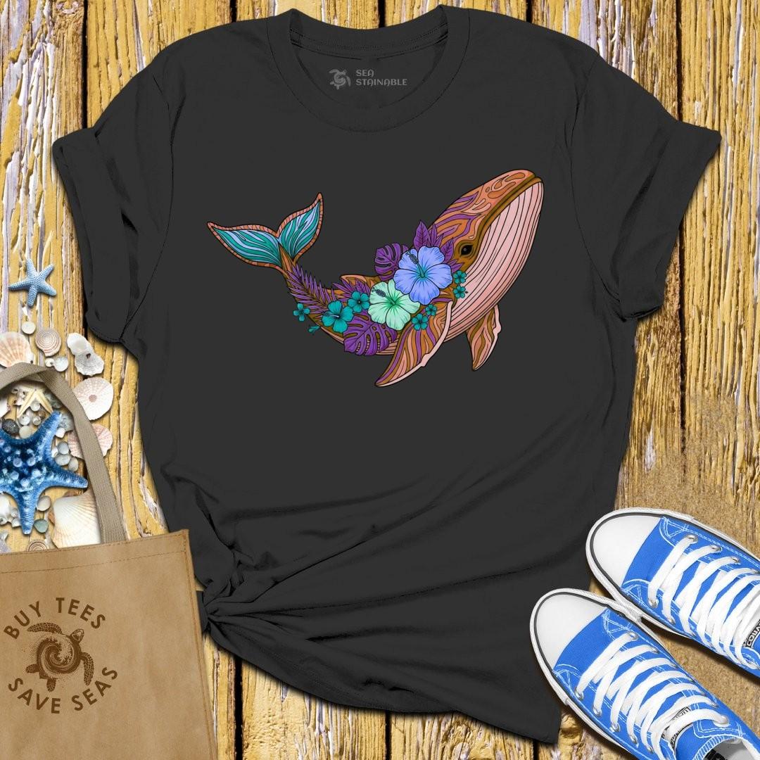 T-Shirt Black / S Wild Whale T Shirt
